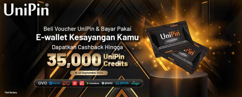 Yuk Dapetin Bonus Cashback Hingga 35,000 UniPin Credits Hanya di UniPin!